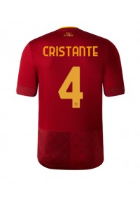 Fotbalové Dres AS Roma Bryan Cristante #4 Domácí Oblečení 2022-23 Krátký Rukáv